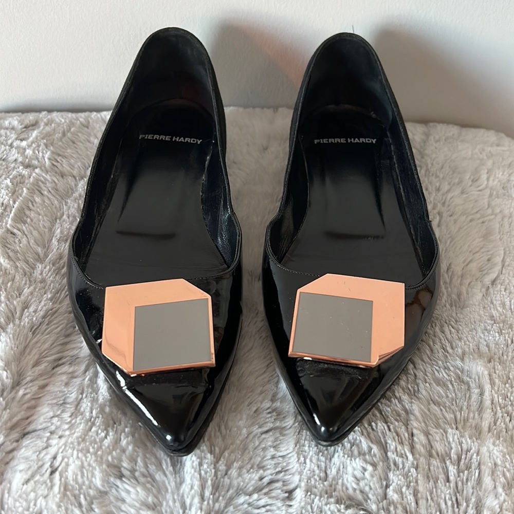 Pierre Hardy Patent Leather Flats